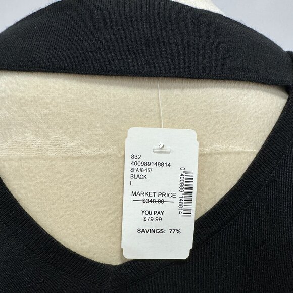 Prins sequin asymmetrical V-Neck top NWT, Size L - Picture 6 of 8